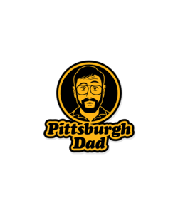 250x299 Pittsburgh Dad Icon Sticker Steel City Brand Pittsburgh Dad