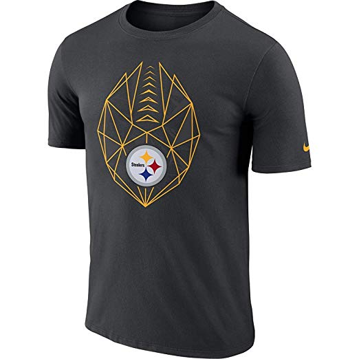 522x522 Nike Men's Pittsburgh Steelers Icon Tee Black Size