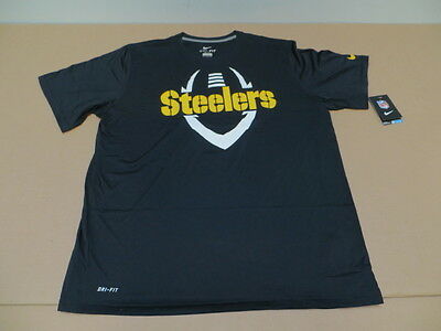 400x300 Pittsburgh Steelers Football Icon Nfl Nike Dri Fit Men's T Shirt