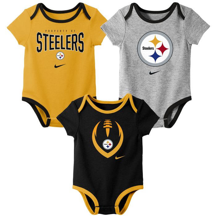 700x700 Pittsburgh Steelers Newborn Boys' Pack Short Sleeve Nowstalgic