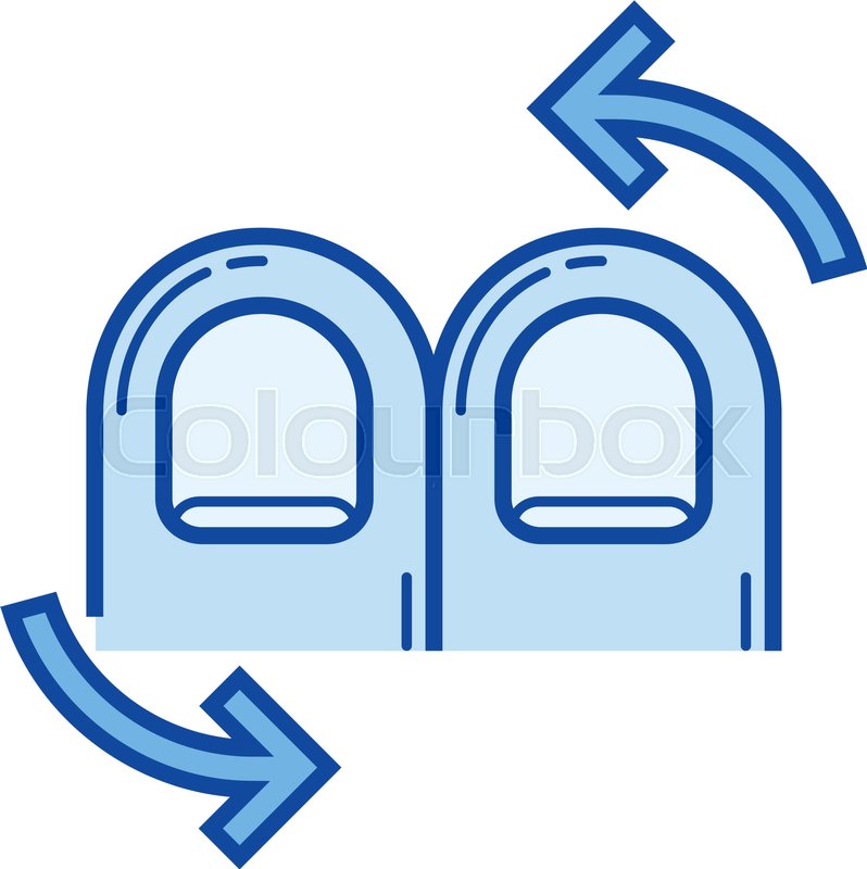 798x800 Two Finger Pivot Rotate Vector Line Stock Vector Colourbox