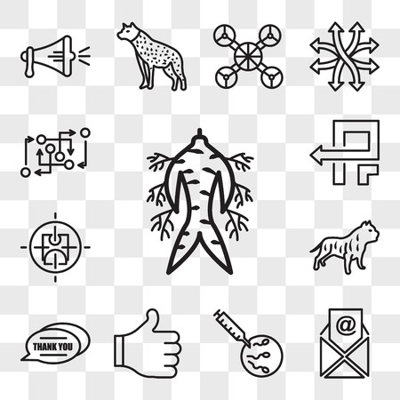 450x450 Set Of Transparent Editable Icons Such As Ginseng, Email, Ivf