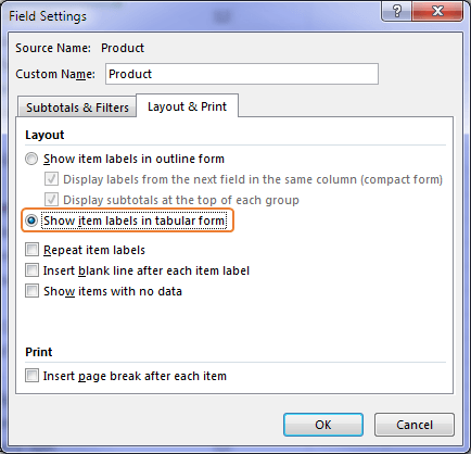 434x418 Classic Pivottable Default Layout My Online Training Hub