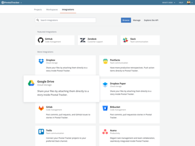400x300 Pivotal Tracker Design Team Projects Product Design Dribbble