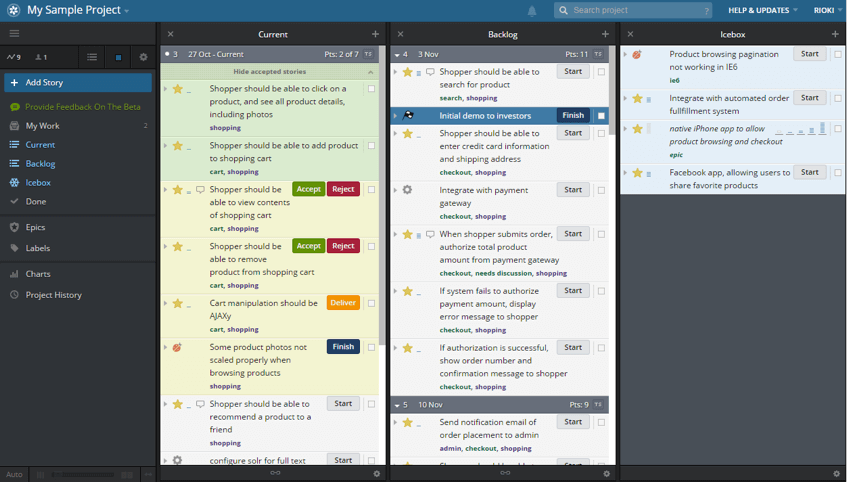 847x482 Agile Project Management Using Pivotal Tracker