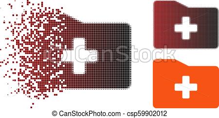 Dust Pixel Halftone Medical Folder Icon Vector Medical Folder 450x242 Dust Pixel Halftone Medical Folder Icon Vector Medical Folder