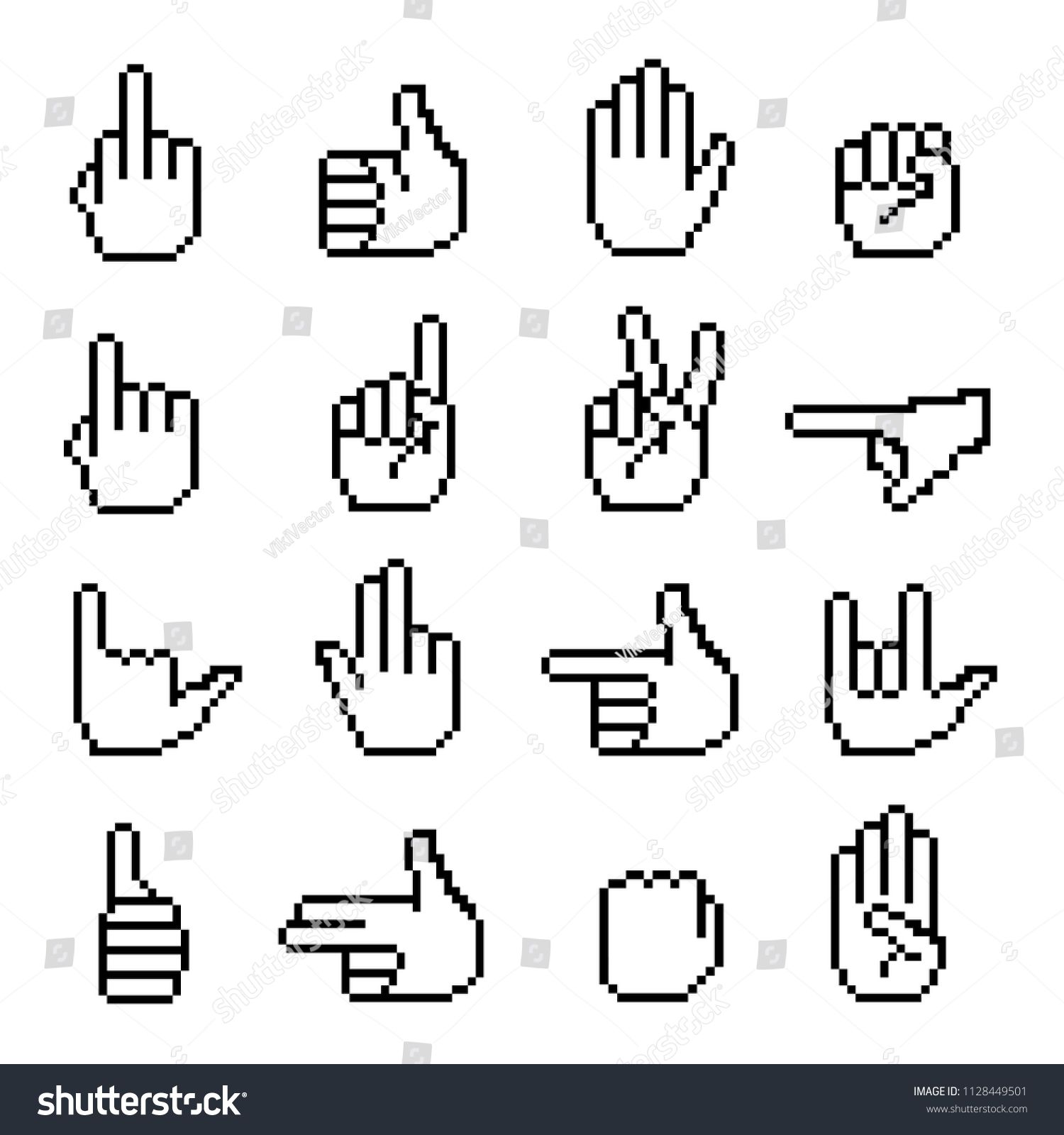 1500x1600 Pixel Hand Gesture Computer Nonverbal Communication Web Symbols
