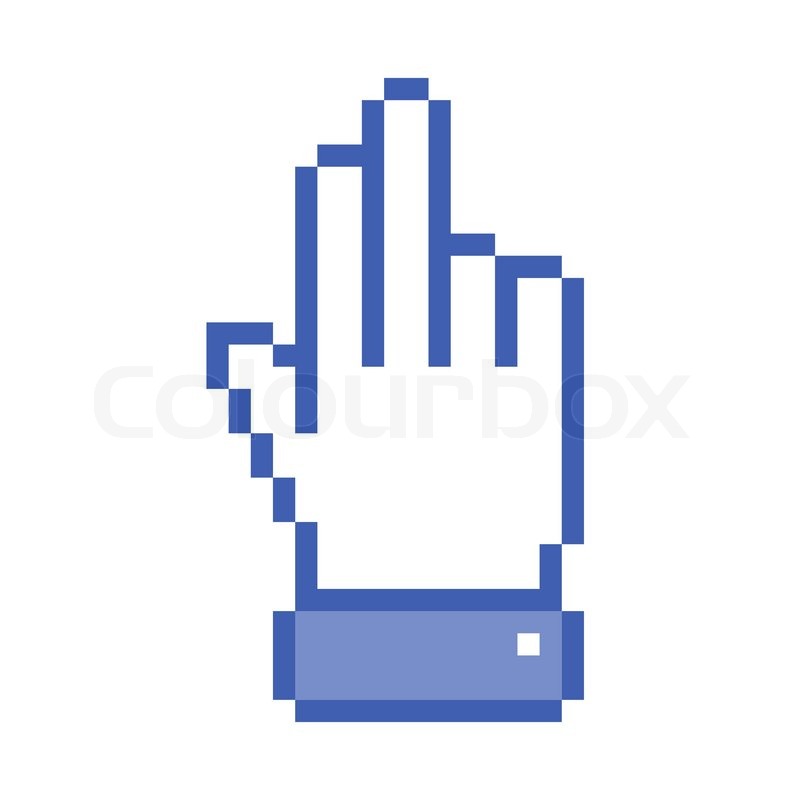 800x800 Pixel Hand Icon, Vector Illustration Stock Vector Colourbox
