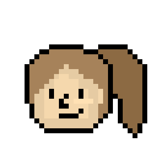 330x310 Girl Pixel Icon Pixel Art Maker