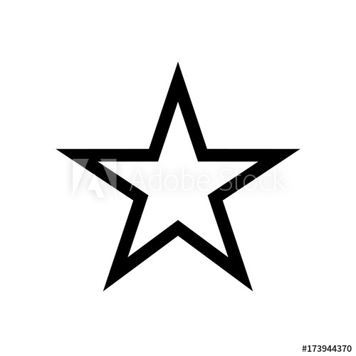Star Vector Icon Editable Stroke Pixel Perfect 500x500 Star Vector Icon Editable Stroke Pixel Perfect