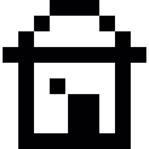 512x512 Home Pixelated Icons Free Download