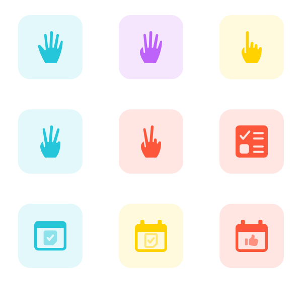 600x564 Pixelated Icon Packs