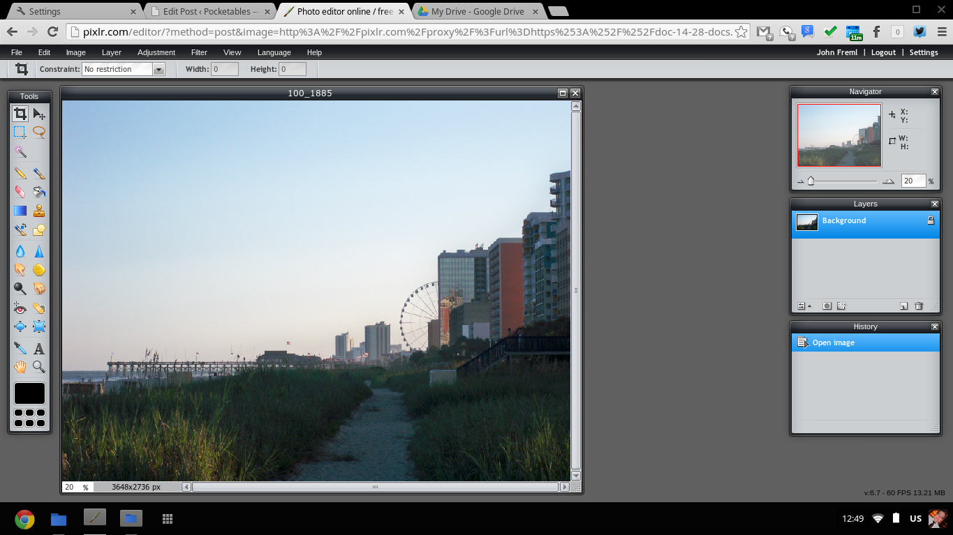 1365x767 Photo Editing On Your Chromebook, Part Pixlr Editor