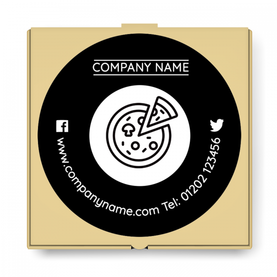560x560 Pizza Takeaway Label