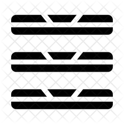 256x256 Pizza Box Icon Of Glyph Style