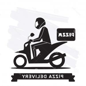 300x300 Stock Illustration Pizza Delivery Service Vector Icon Fast Food