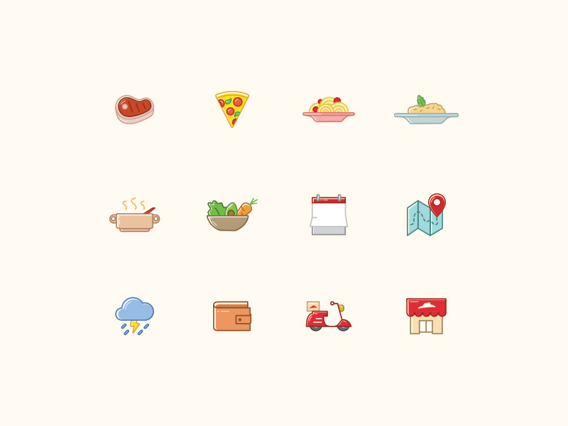 800x600 Icon Set For Pizza Hut China