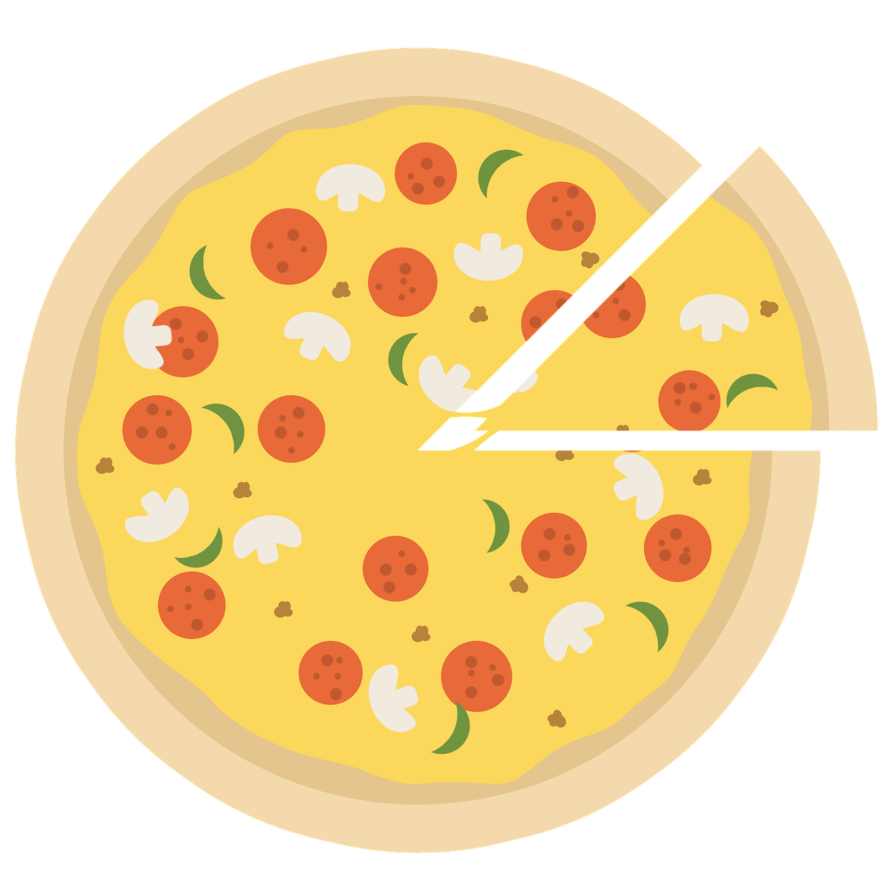 1280x1280 Pizza Pizza Icon Pizza Slice Png