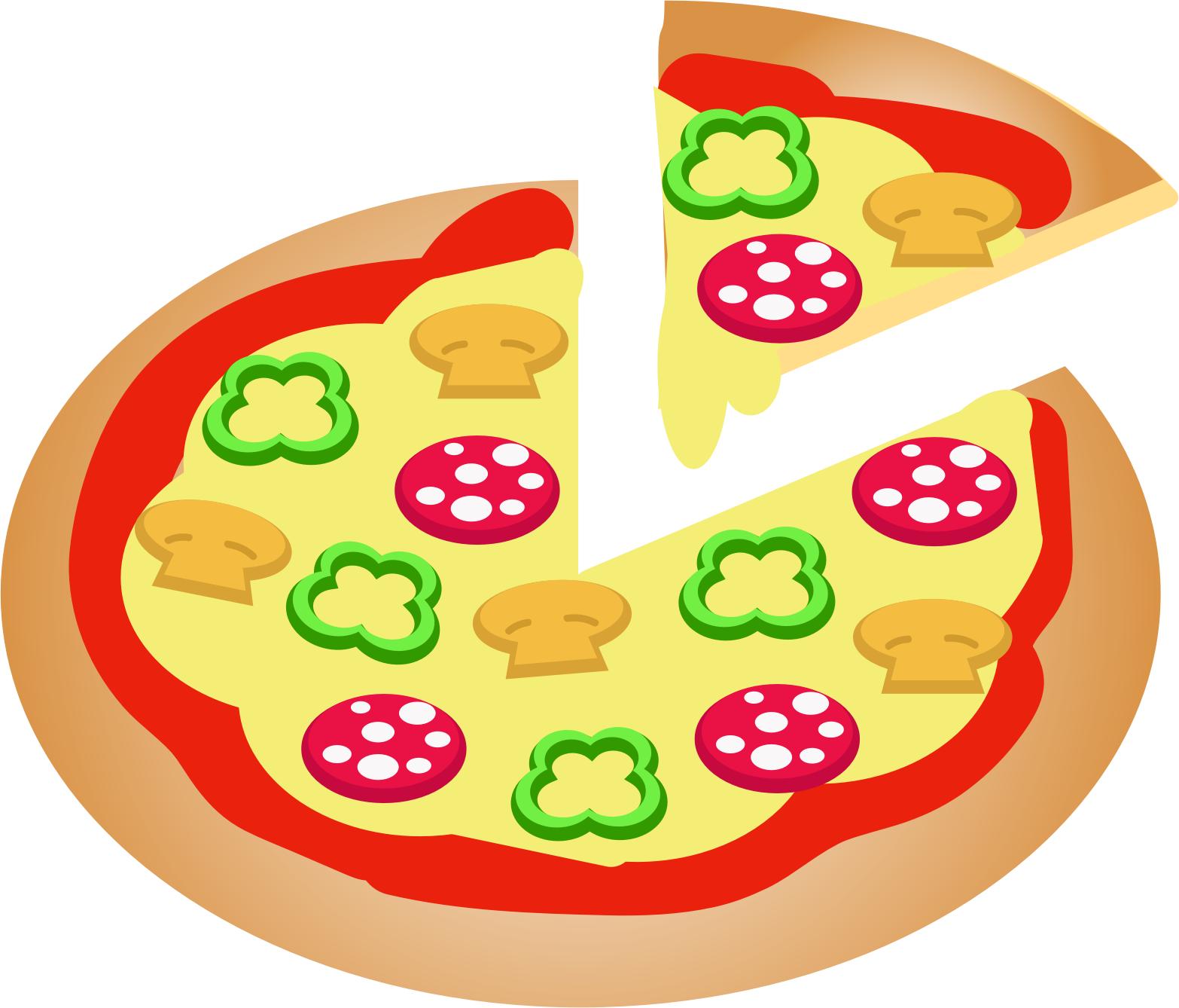 Пицца картинка для детей на прозрачном фоне