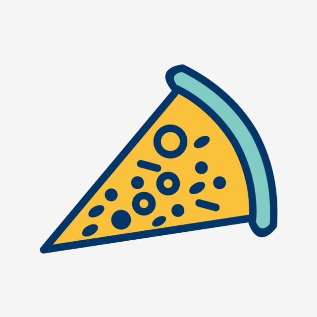 640x640 Vector Pizza Icon, Triangle, Pizza, Cheese Icon Png And Vector