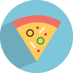 256x256 Free Download Vectors Pizza Icon