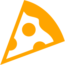 256x256 Orange Pizza Icon