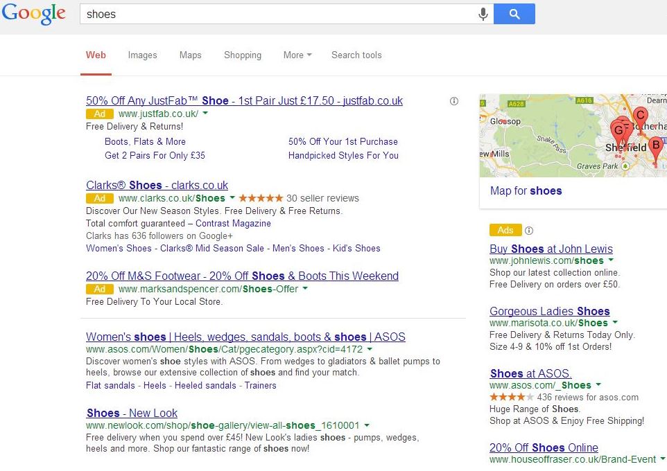 962x680 Google Adwords Yellow Ad Icon Spotted On Desktop Serps In Uk