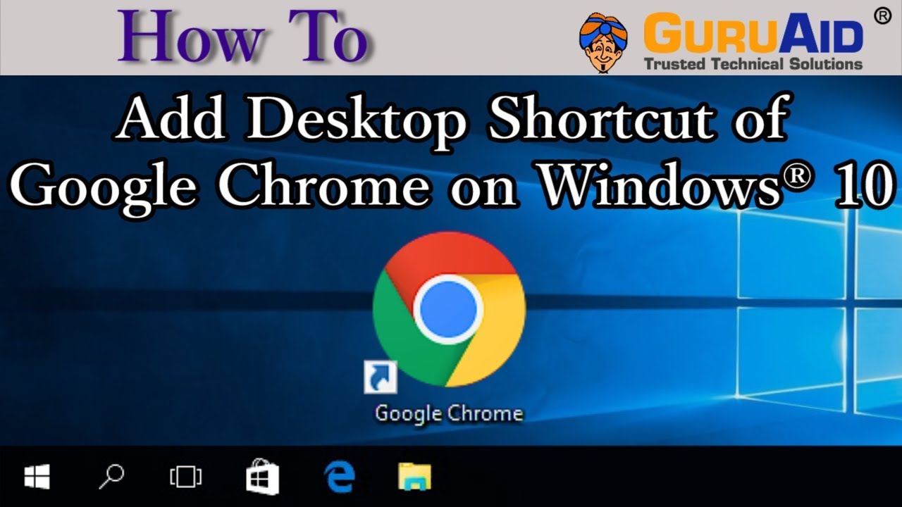 1280x720 How To Add Desktop Shortcut Of Google Chrome
