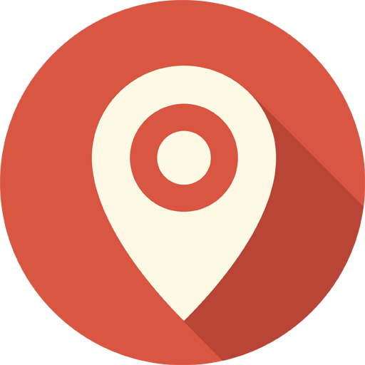 512x512 Maps Pin Place Icon Long Shadow Media Iconset Pelfusion