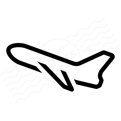 512x512 Iconexperience I Collection Airplane Starting Icon