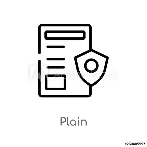 500x500 Outline Plain Vector Icon Isolated Black Simple Line Element