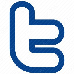 256x256 Twitter T Blue Plan
