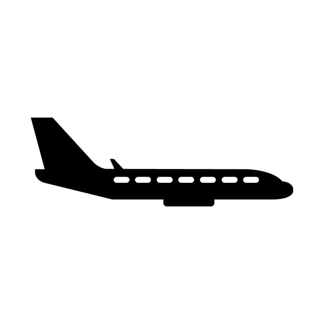 640x640 Plane Icon, Sky, Set, Business Png And Vector With Transparent