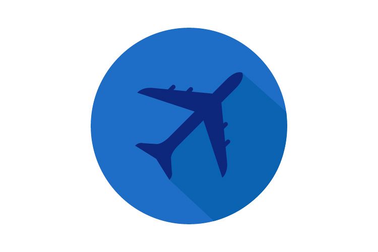 750x500 Plane Icon