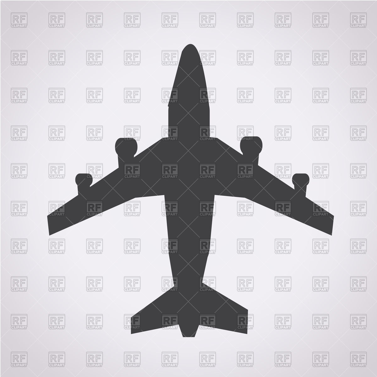 1200x1200 Plane Icon Vector Image Of Objects Tumdee