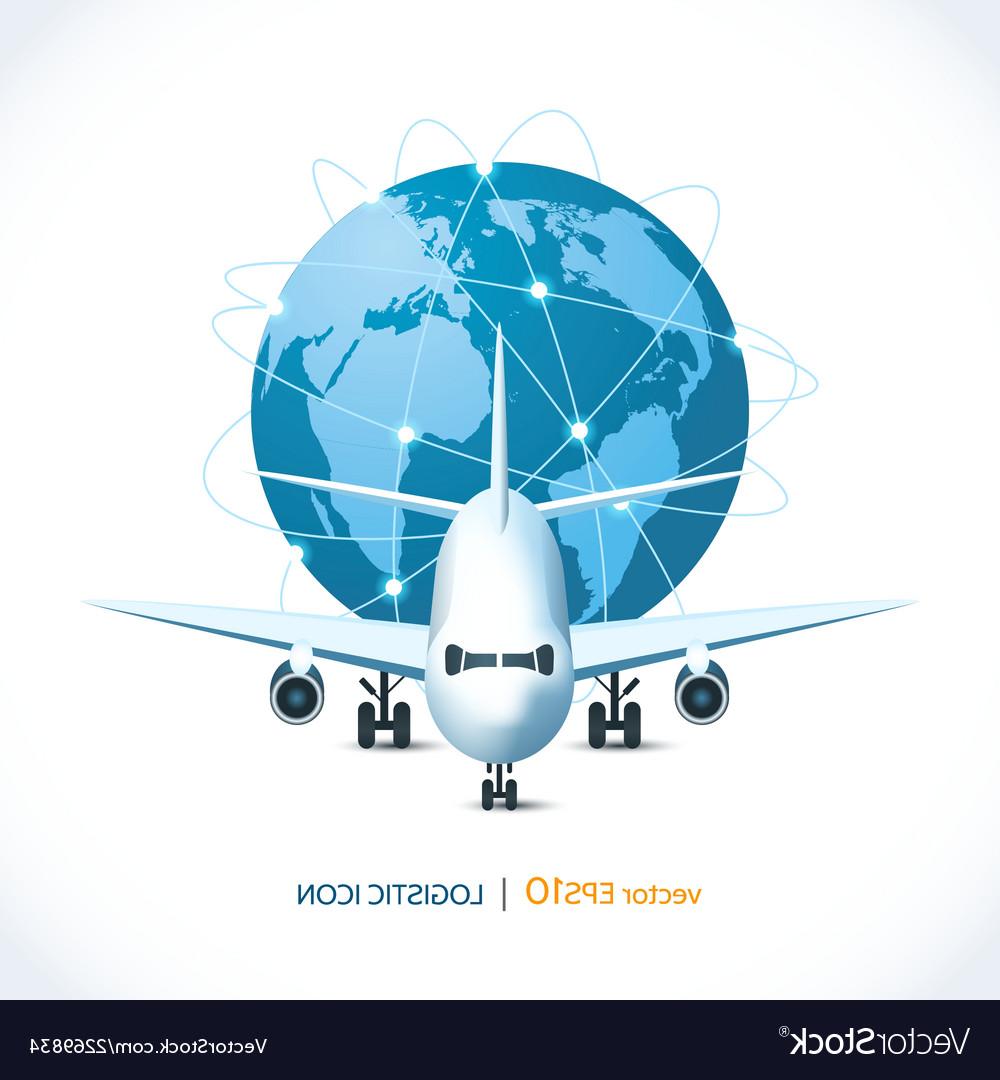 1000x1080 Best Free Vector Logistics Plane Icon Vector Pictures Vector