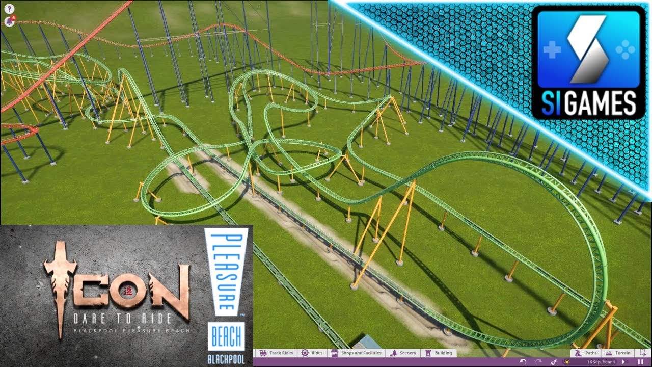1280x720 Icon Roller Coaster Coming Blackpool Pleasure Beach Front