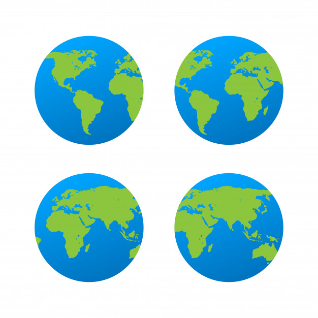 626x626 Flat Planet Earth Icon Vector Premium Download