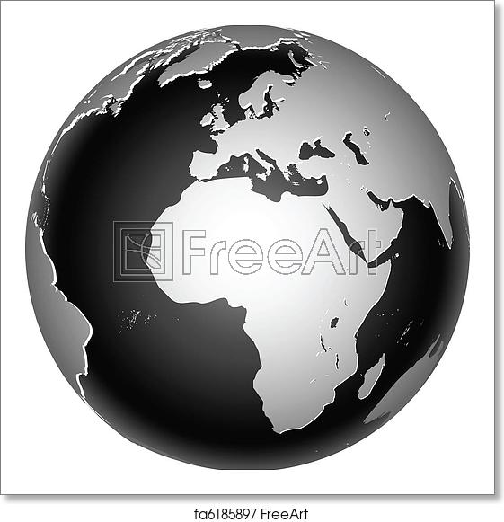 561x581 Free Art Print Of World Global Planet Earth Icon Freeart