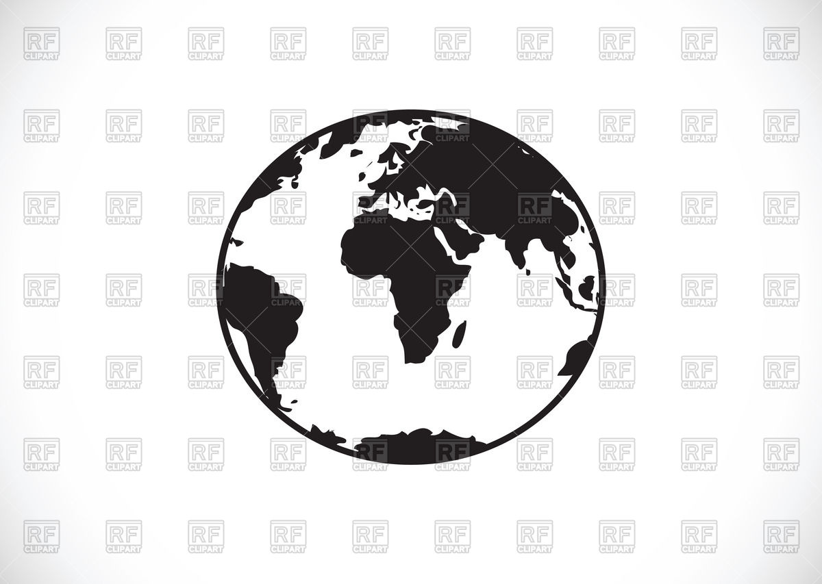 1200x853 Planet Earth Icon Vector Image Of Travel Tumdee