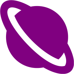 256x256 Purple Planet Icon