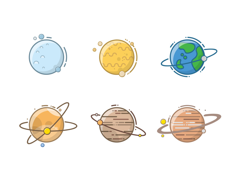 1024x768 Planet Icon Free Premium Icon, Illustration, Vector