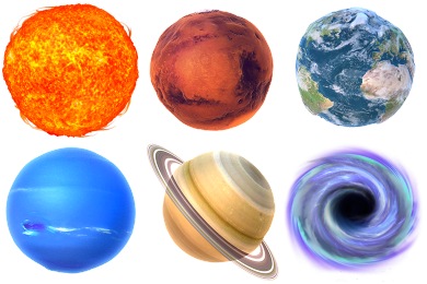 390x260 Bumpy Planets Iconset
