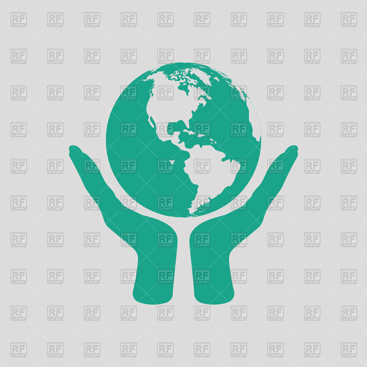 1200x1200 Hands Holding Planet Icon Vector Image Of Signs, Symbols, Maps