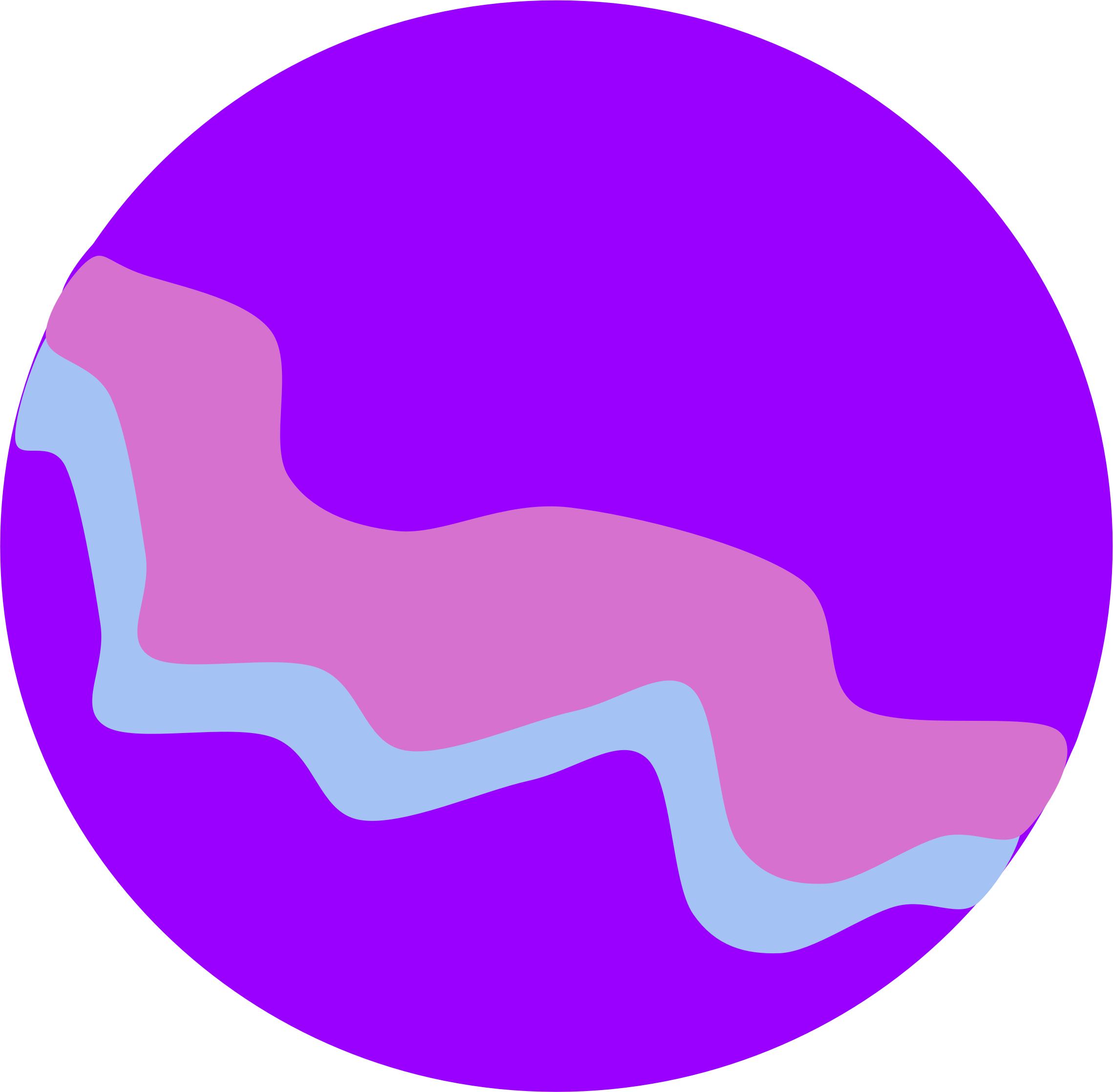 2278x2236 Purple Planet Icons Png