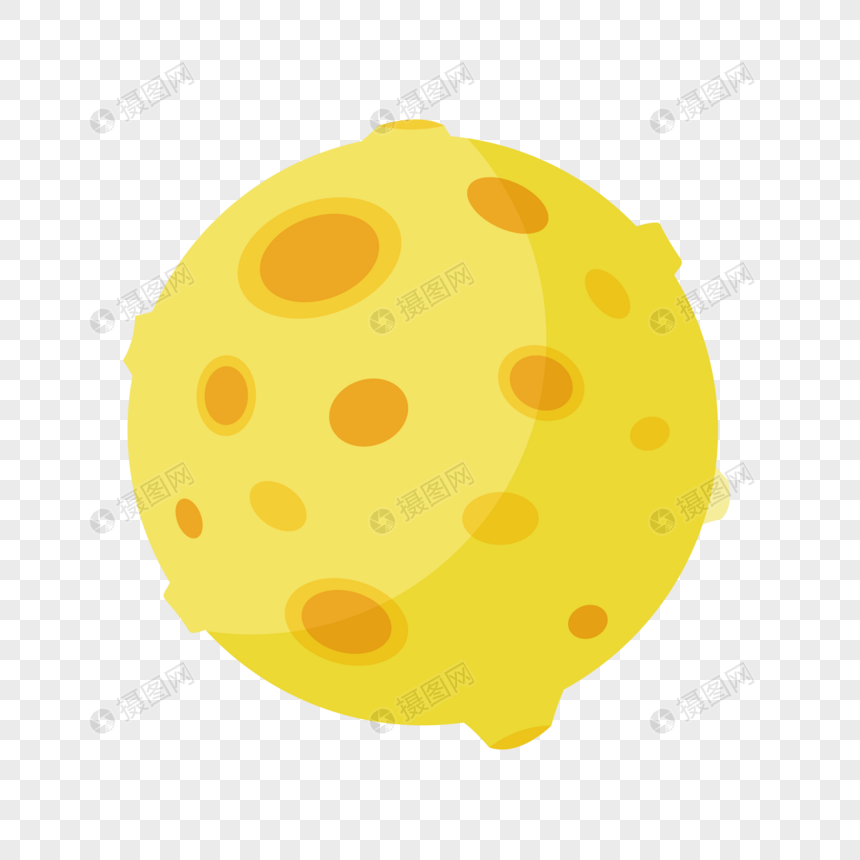 860x860 Cartoon Space Yellow Planet Icon Design Material Png Image Picture