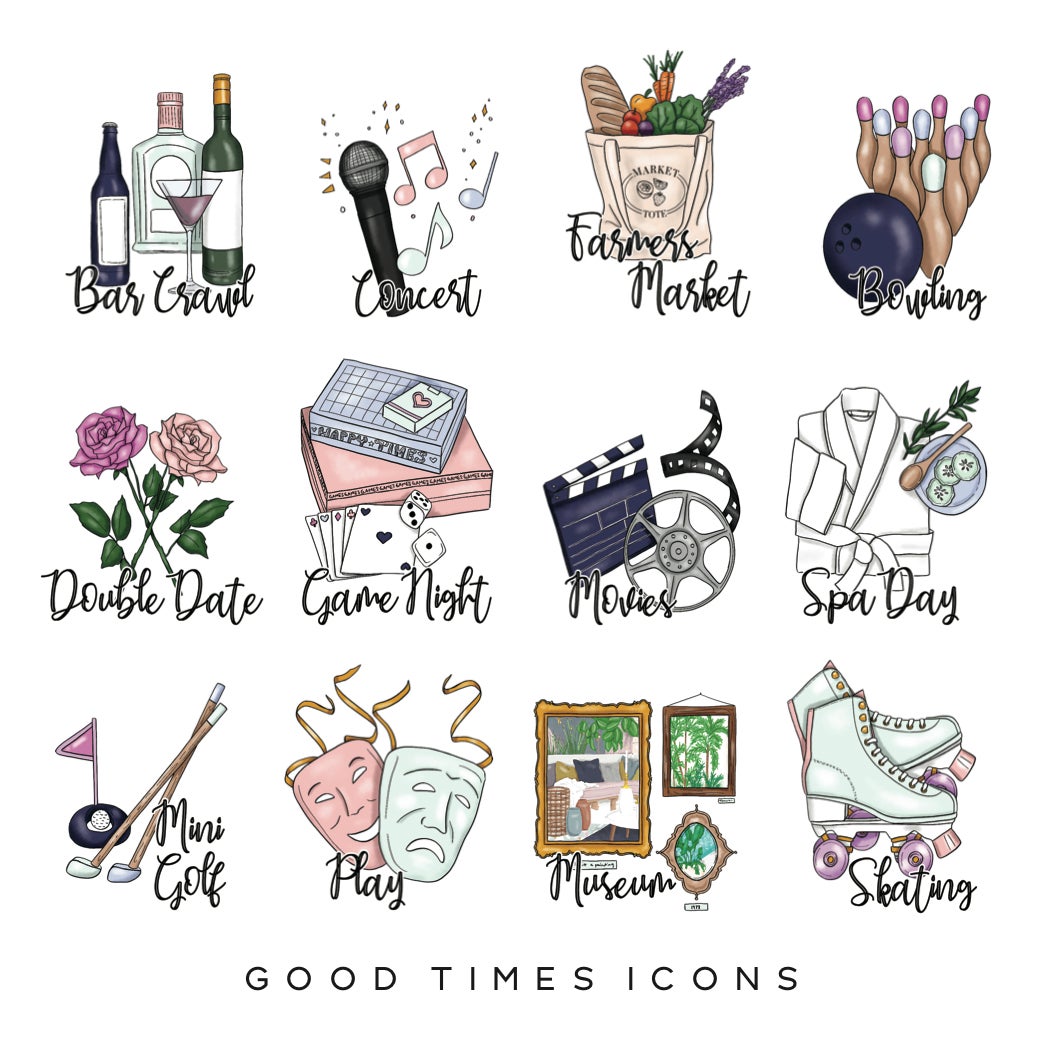 1050x1050 Good Times Planner Icons Paperpanduh