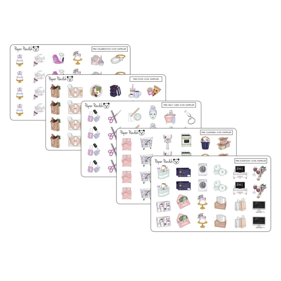 1124x1124 Mini Planner Icons