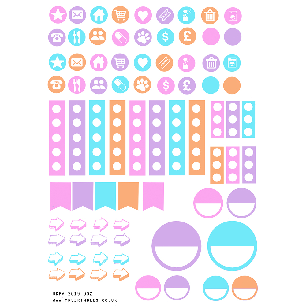 1000x1000 Uk Planner Addicts Planner Icon Stickers