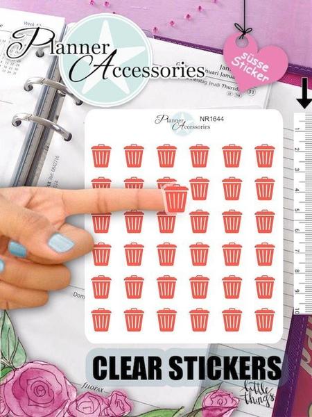 450x600 Trash Icon Stickers Emelysplannershop